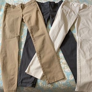 J. Crew set of 3 Bennett Chino size 2